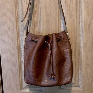 Portland leather goods large bucket bag- BROWN! Sedona? Nutmeg?